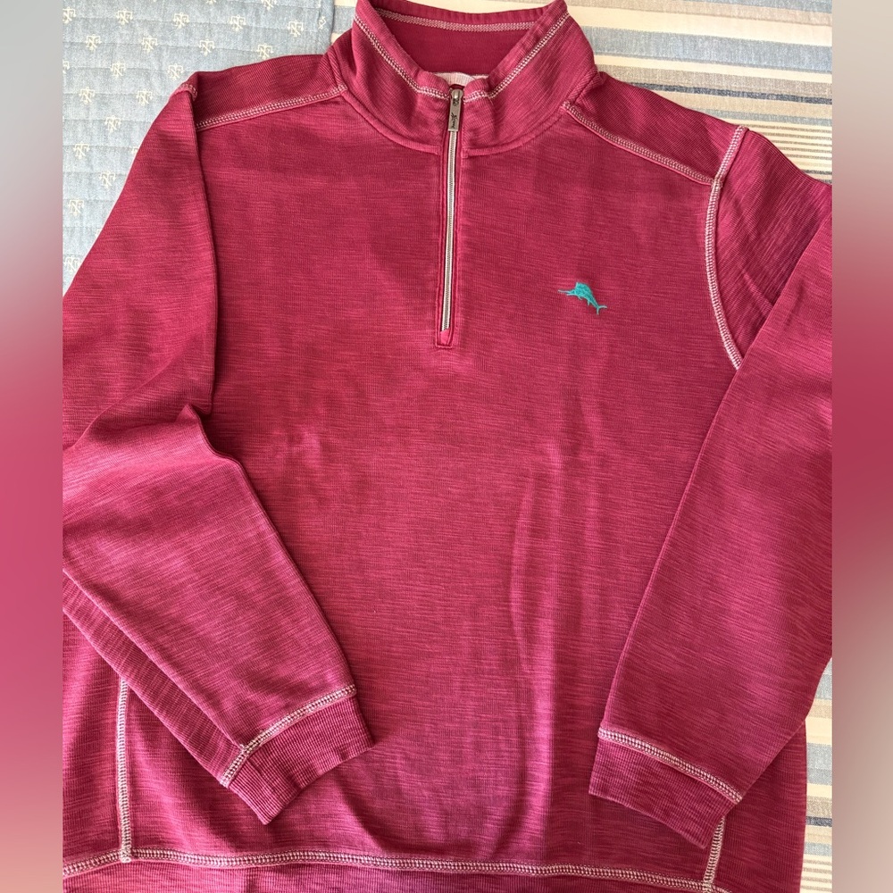 Tommy Bahama XL Men’s Quarter Zip - like new barely worn